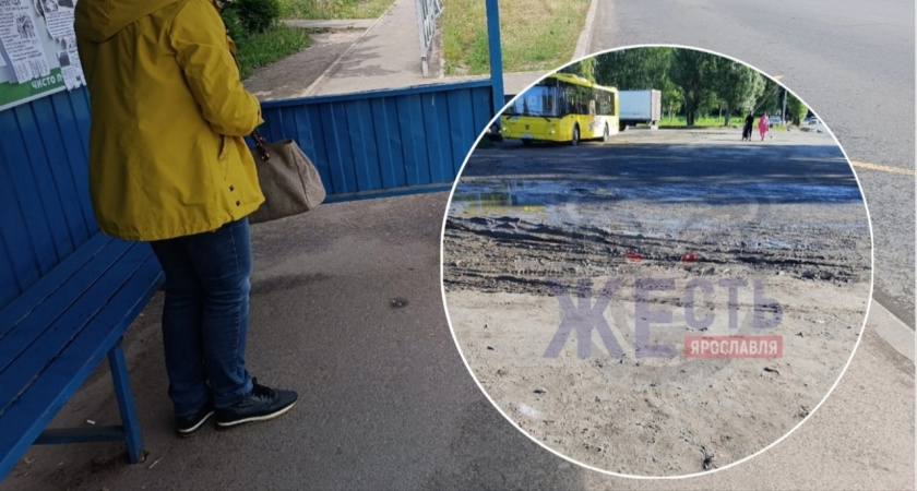 В Ярославле 1,5 года не могут сделать остановку для общественного транспорта 