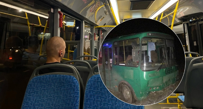В Ярославской области автобус улетел в кювет вместе с пассажирами 