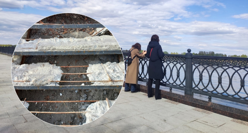 "Стыдно туристов приводить": ярославцы жалуются на полуразрушенные лестницы на Волжской набережной