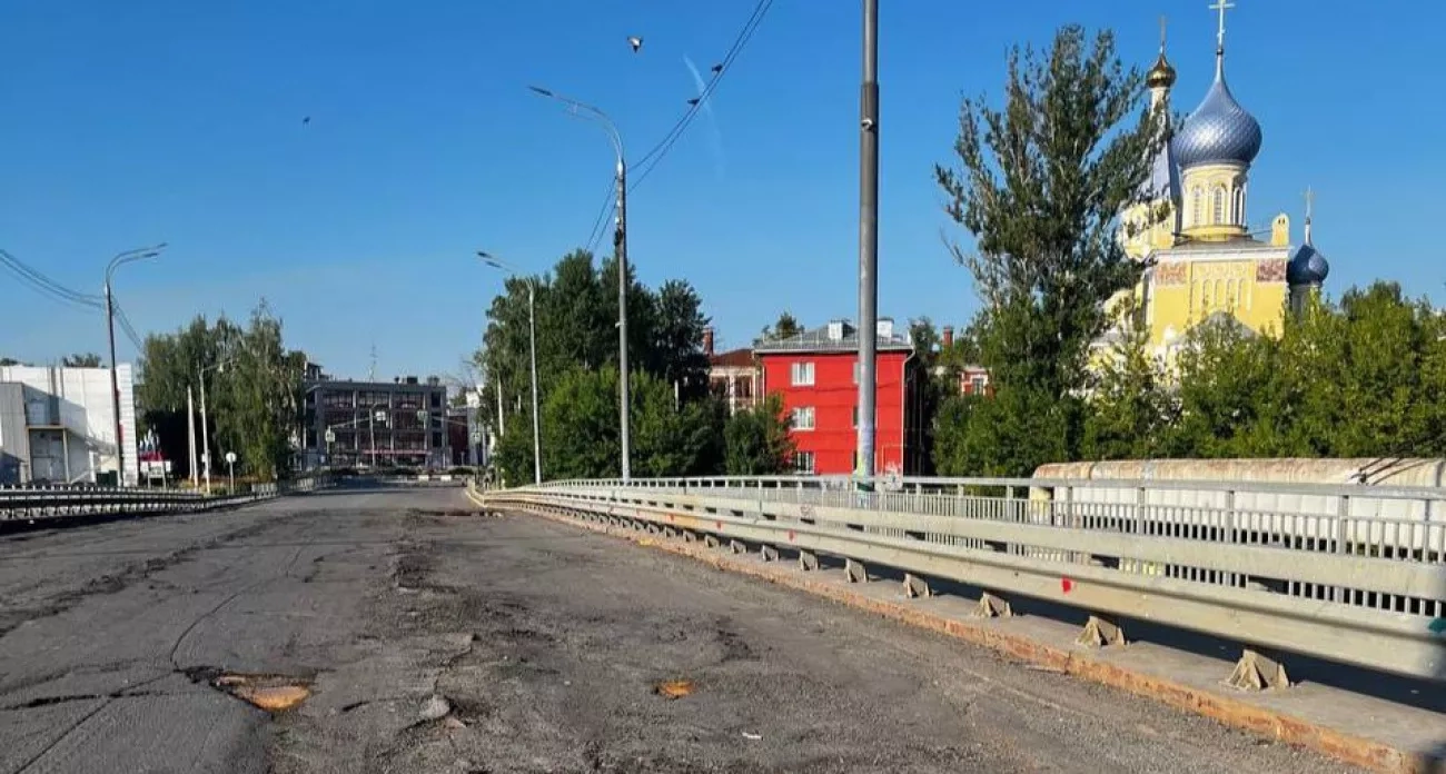 Комсомольский мост в Ярославле откроют в ноябре