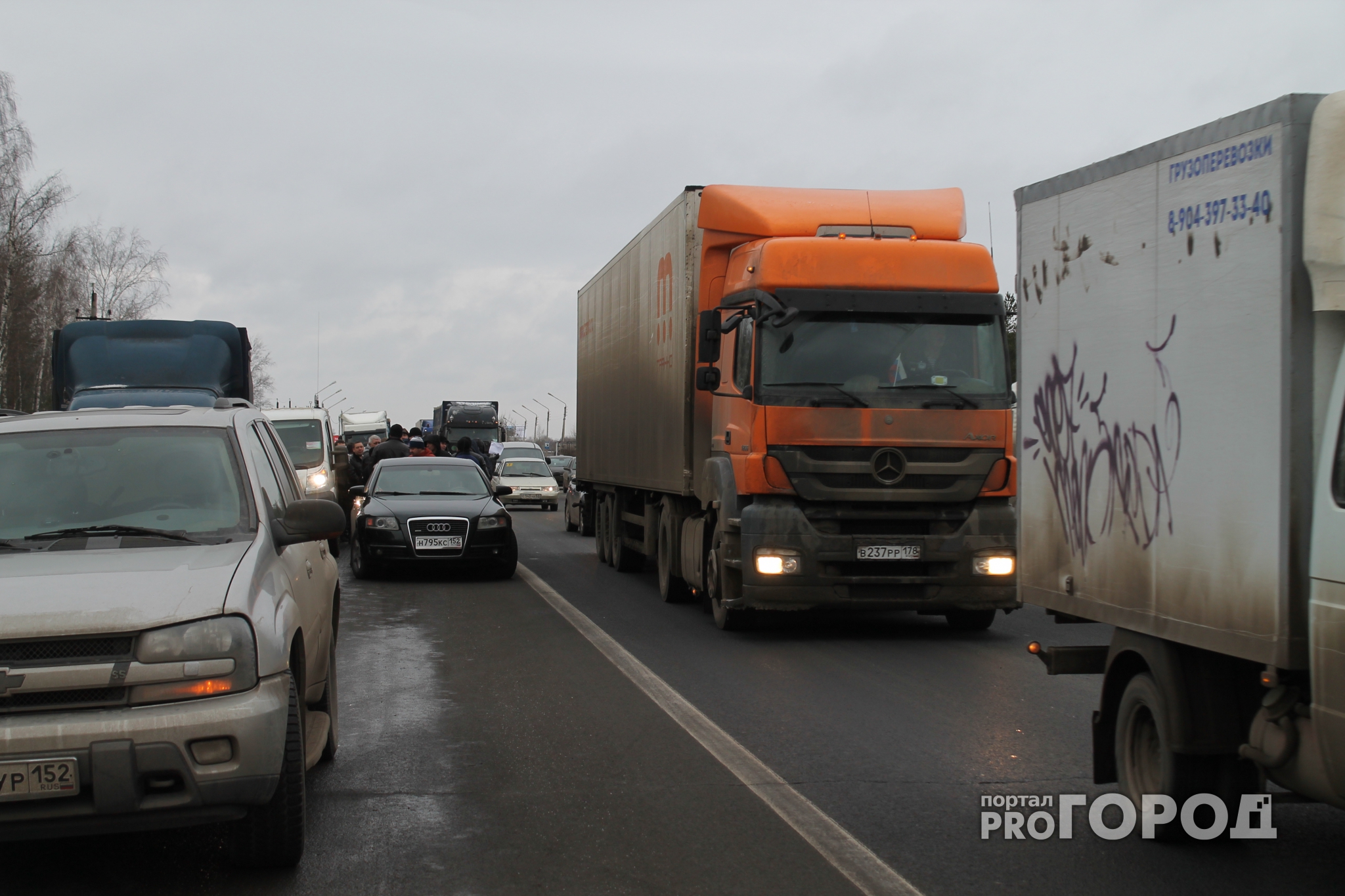 В апреле Ярославль закроют для большегрузного транспорта