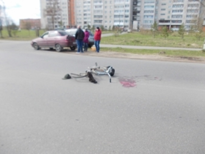 В Ярославской области в результате ДТП велосипедист скончался в больнице