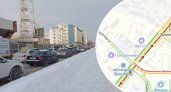 Ярославль на несколько часов встал в 9-балльные пробки из-за снегопада 