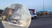 Сгорел автобус: в ярославской области полностью обгорел общественный транспорт