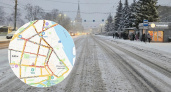 Зима пришла: Ярославль накрыло метелью и заторами на дорогах