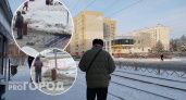 "Как тебе такое, Илон Маск": ярославские дорожники наносят разметку зимой