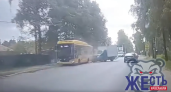 ДТП с автобусом и "Газелью" вызвало пробку на Шевелюхе