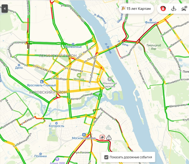 Пробки кемерово