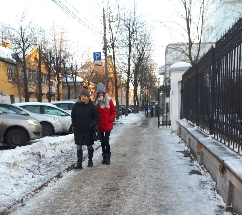 Морозный день в Ярославле  