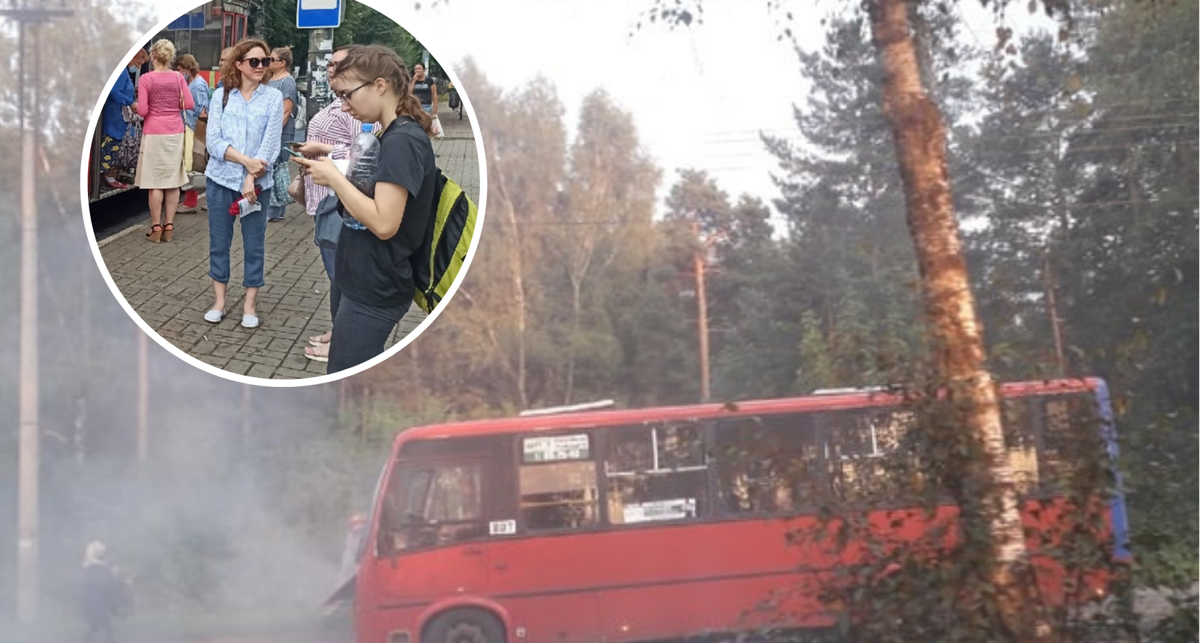 «Люди выбегали из дверей»: в Ярославле на ходу задымилась маршрутка