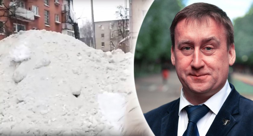 "Платите - увезут": мэрия ярославцам на жалобы о дворах, заваленных грязным снегом