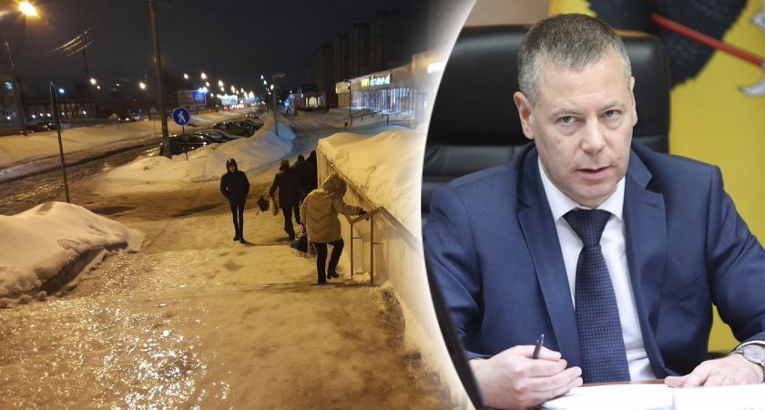 Евраев разнес коммунальщиков за неубранный в городе снег и сосульки