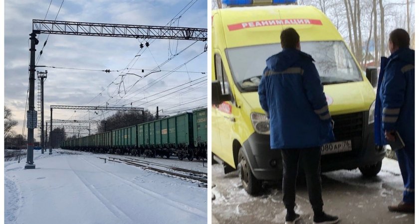 Под Ярославлем мужчину сбил поезд
