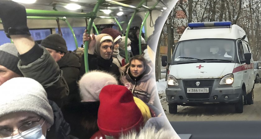  В Ярославле в автобусной давке студентка упала в обморок и не приходила в себя