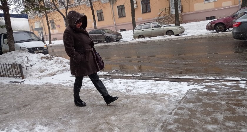 На Ярославль идут ледяные дожди и снежная крупа