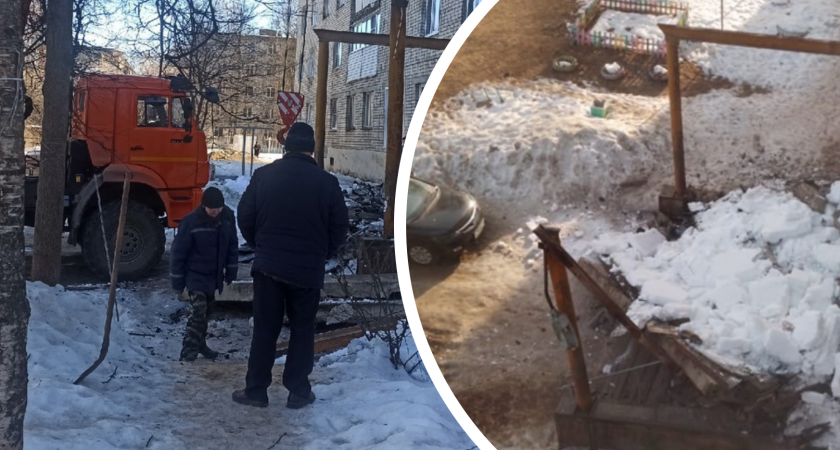 Ярославцы оказались заперты в общежитии из-за обрушившихся бетонных плит