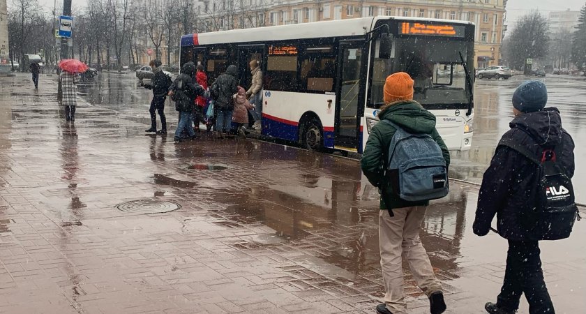 «С детьми стояли на морозе и ветру»: из-за отмены рейсов ярославцы ждут автобусы часами