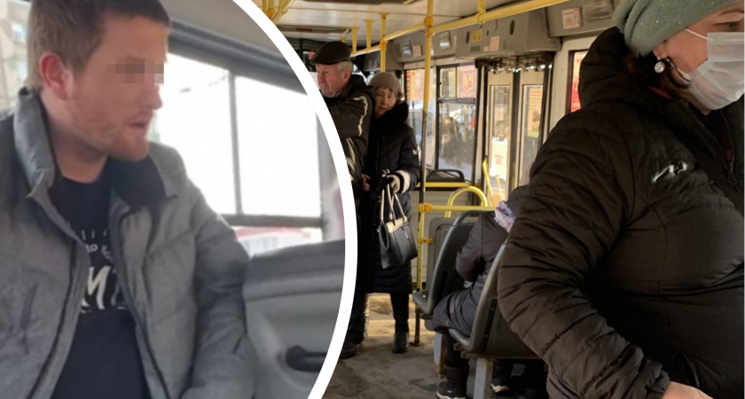 Неадекватный пассажир автобуса перепугал жителей Рыбинска 