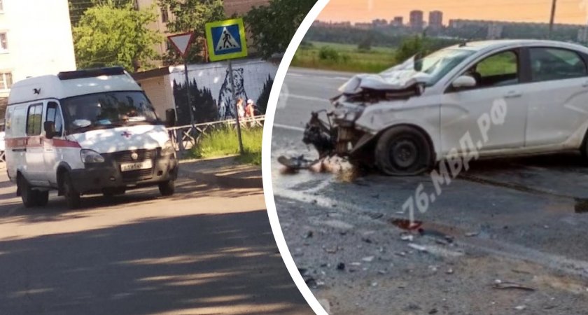 Врачи в Ярославле борются за жизнь изувеченного в ДТП с грузовиком мужчины