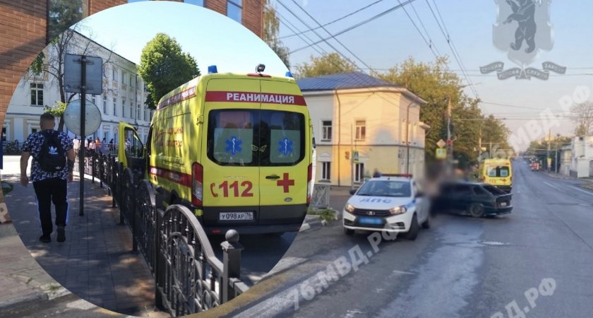 Две школьницы пострадали в ДТП с пьяным водителем в центре Ярославля