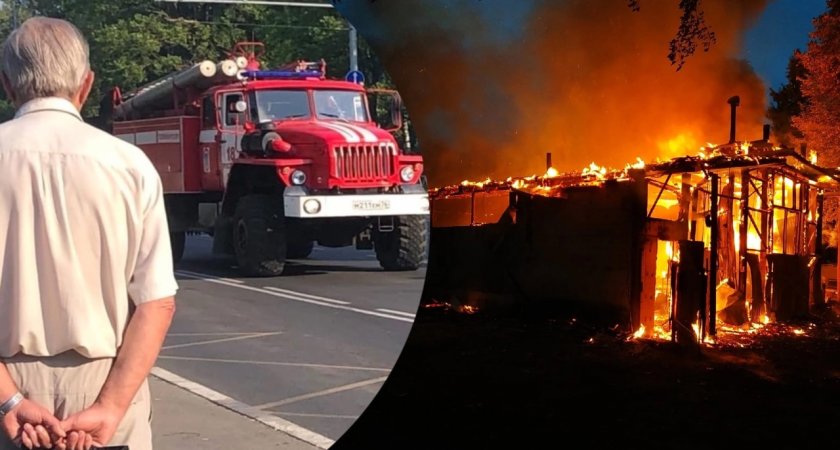 "Подожгли конкуренты": под Ярославлем сгорел автосервис и 11 машин 