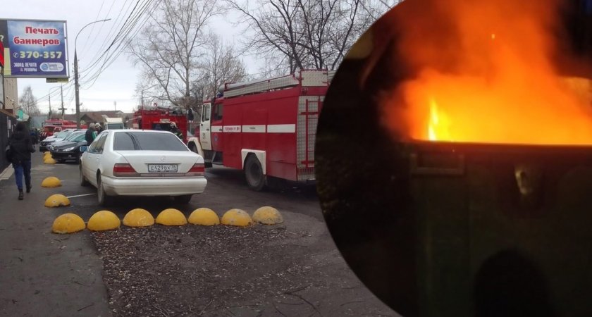В Ярославле вандалы массово поджигают мусорные контейнеры 