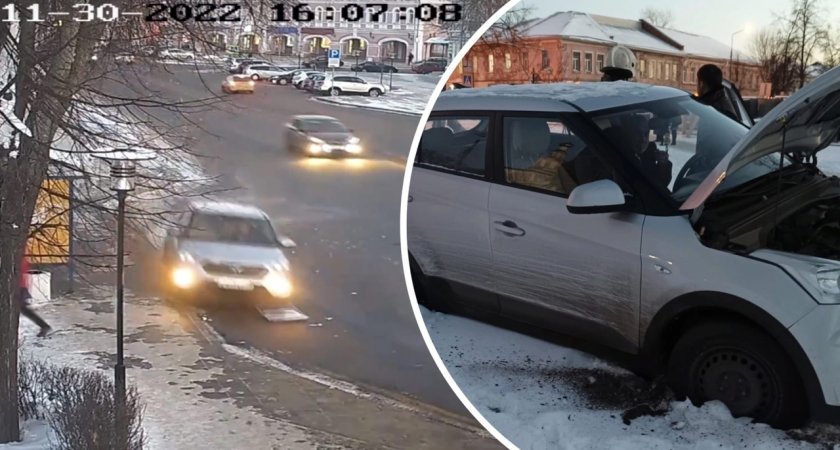 "Разбегались в стороны": под Ярославлем машина протаранила остановку с людьми 