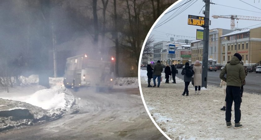 В Ярославле на маршрут вновь вышел дымящийся автобус