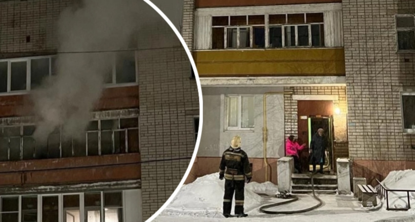 Дым валил из окон: в Ярославле горел многоэтажный жилой дом 