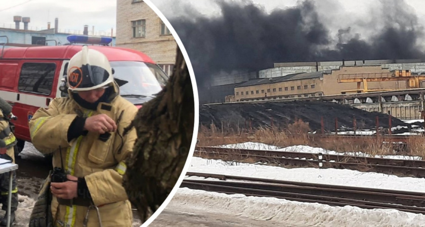 Вытащили из огня 7 человек: в Ярославле вспыхнул пожар на моторном заводе 