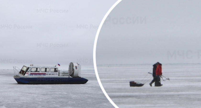  В Ярославской области трое рыбаков провалились под лед 