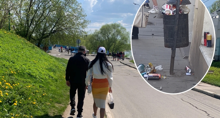 Ярославцы массово жалуются на утопающий в мусоре город