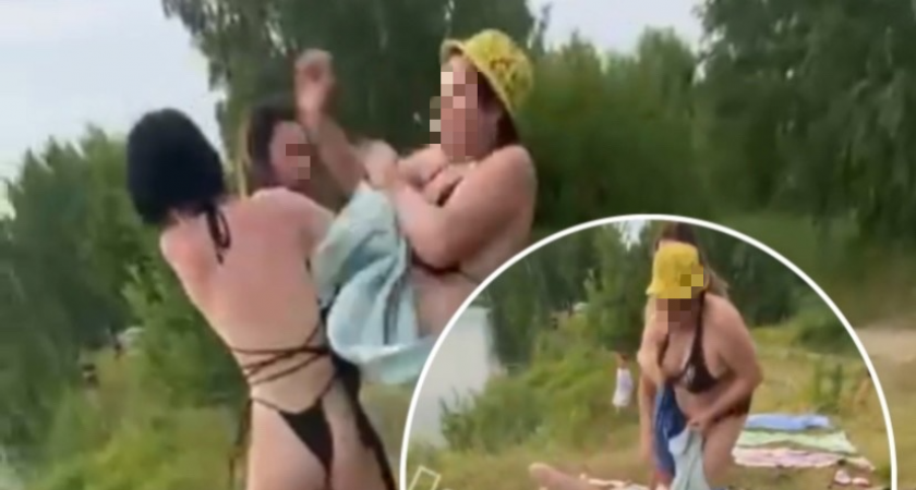 На пляже Ярославля женщины подрались из-за развратного купальника