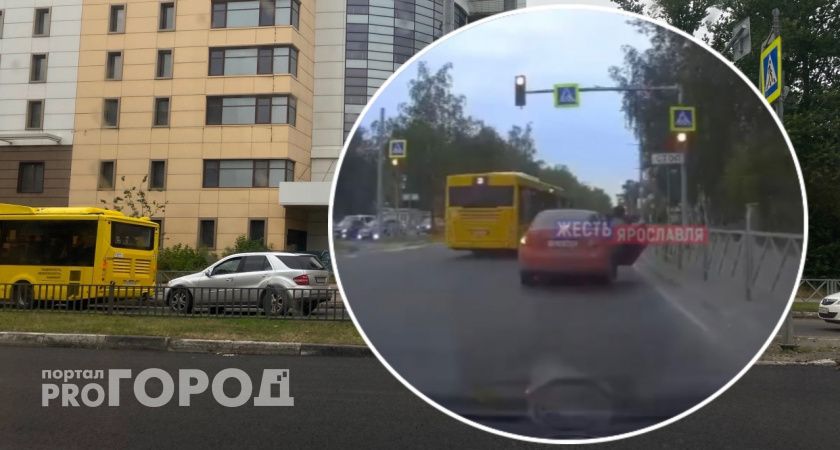 Торопыга летит на красный: в Ярославле желтые снова нарушают