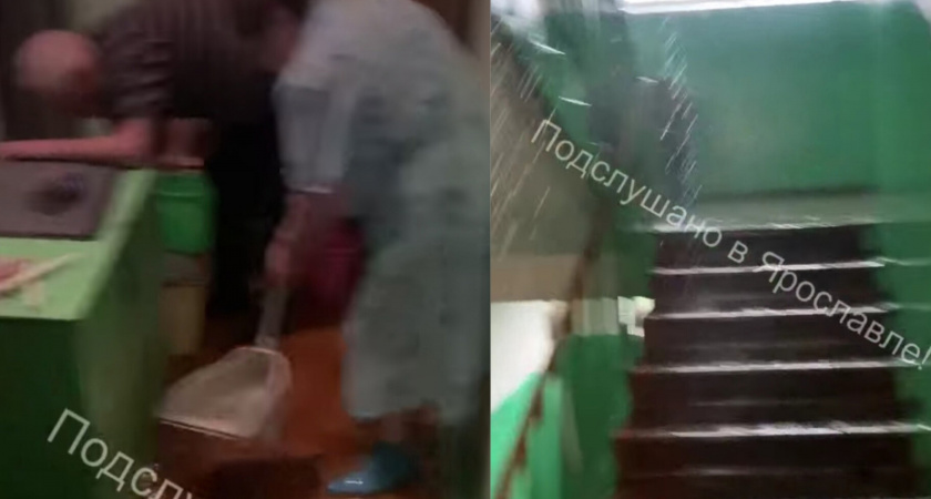 После дождя в Дзержинском районе случились потопы в торговом центре и подъезде