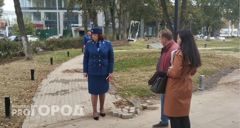 Прокуратура указала мэру Молчанову на плохой ремонт в сквере на Труда за 30 миллионов