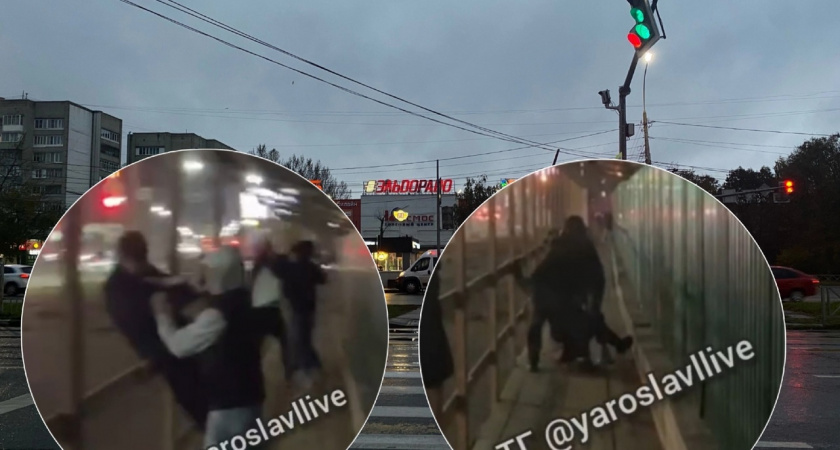 В Ярославле трое молодых хулиганов избили двух случайных прохожих