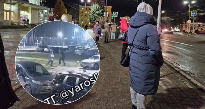 Ярославцы подрались из-за припаркованного на тротуаре автомобиля