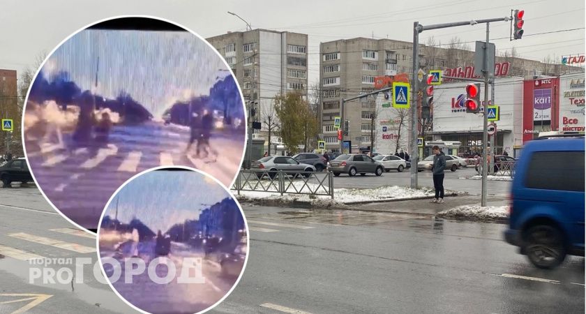 "Странное поведение пешеходов": в Брагино они переходят дорогу на красный