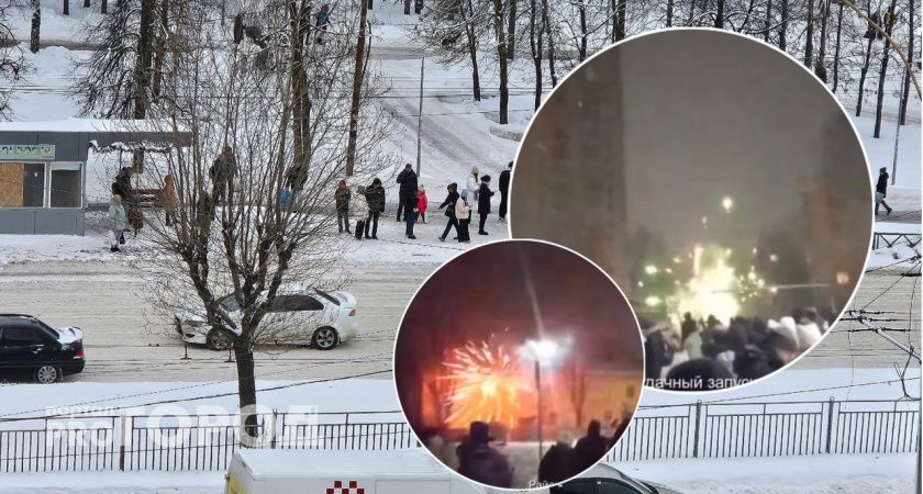 "Неудачный запуск": в Ярославле салют разлетелся в разные стороны