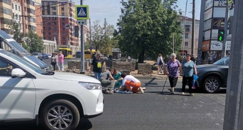 На перекрестке Городского Вала и Свободы сбили бабушку на переходе