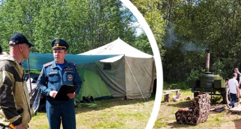 В Ярославской области обнаружен палаточный лагерь с нарушениями