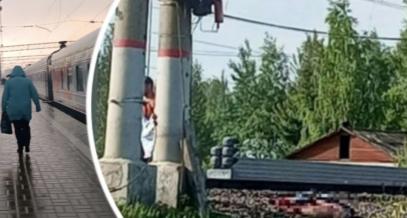  В Ярославской области  поезд  сбил человека