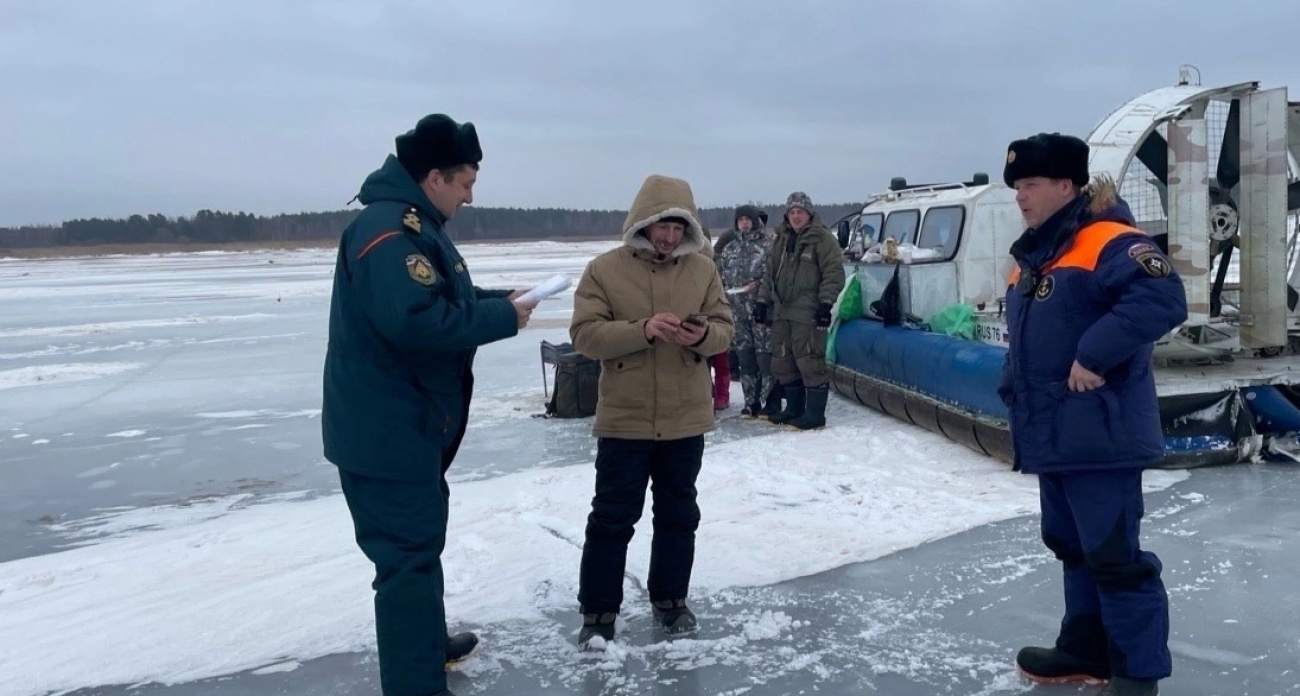 В Ярославле устроили облаву на зимних рыбаков