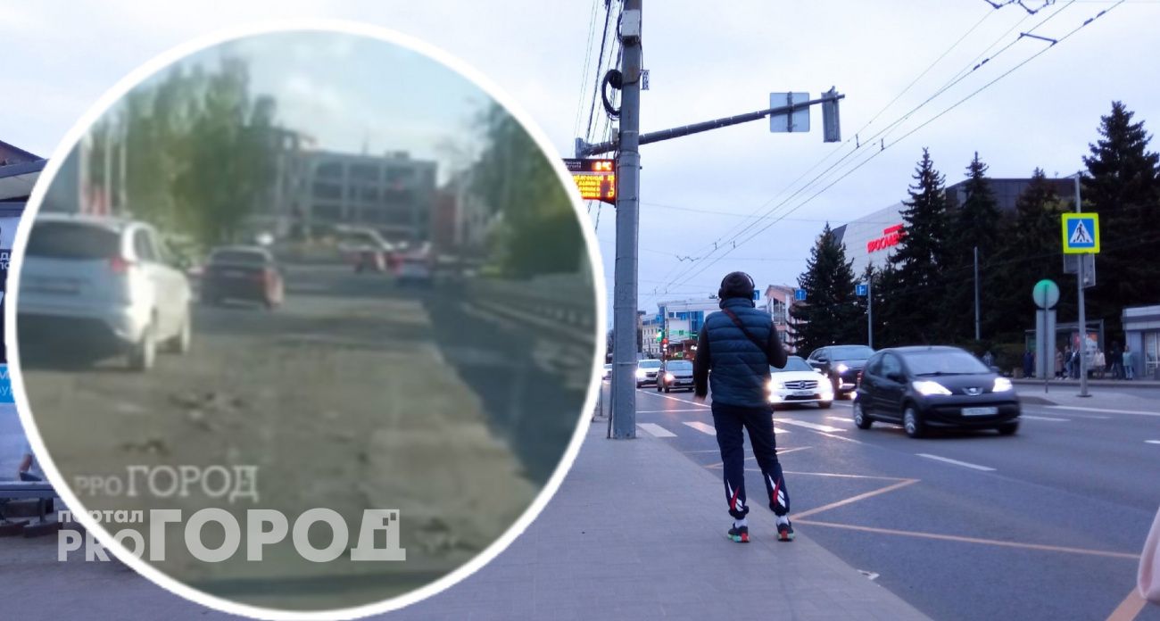 В Ярославле стоит мост без асфальта