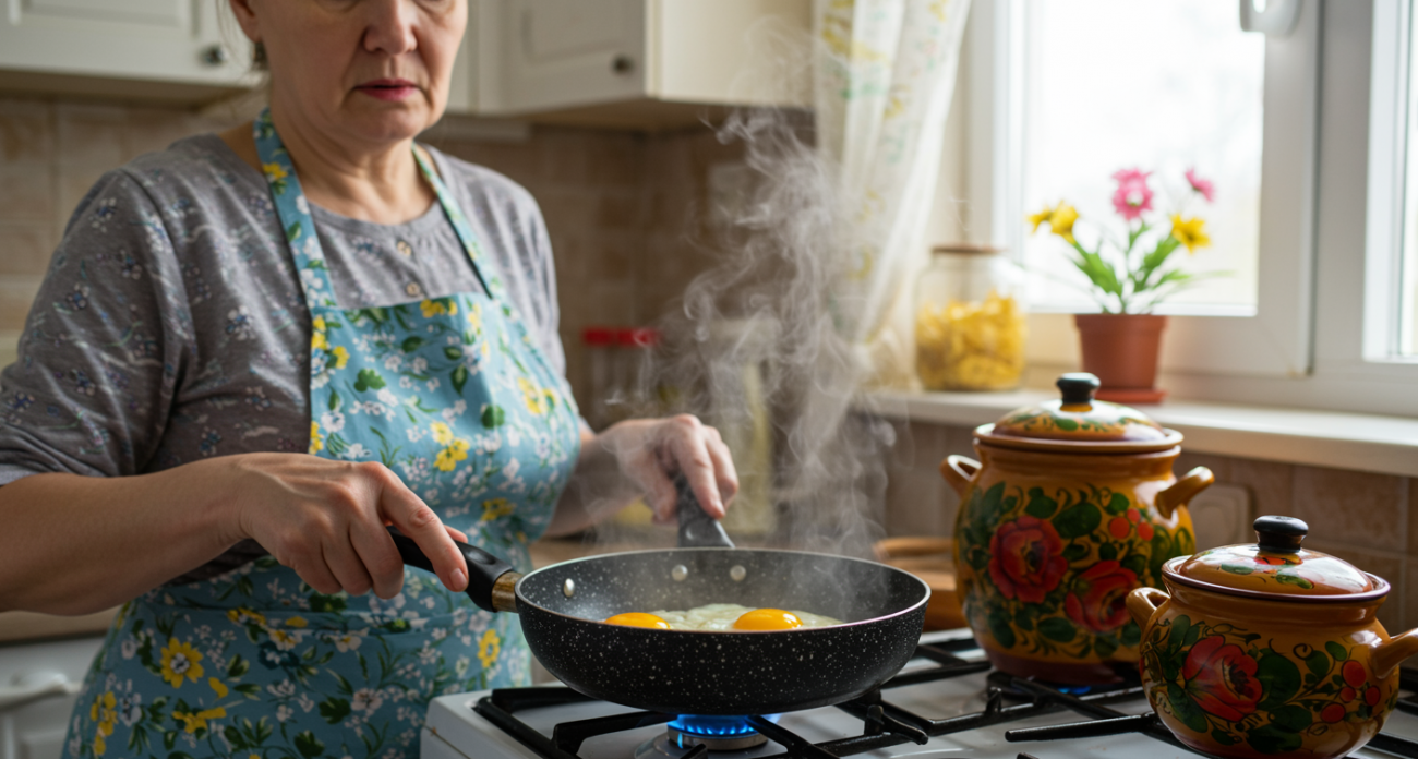 Почему не стоит готовить яичницу на подсолнечном масле - важно знать каждому
