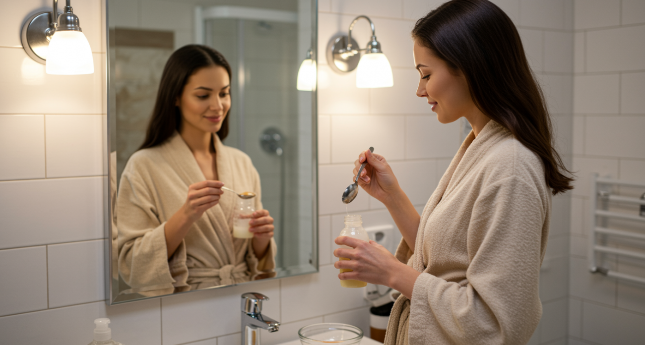 Добавляю одну ложку в шампунь — и волосы как после салона: блестящие, шелковистые и мягкие за копейки