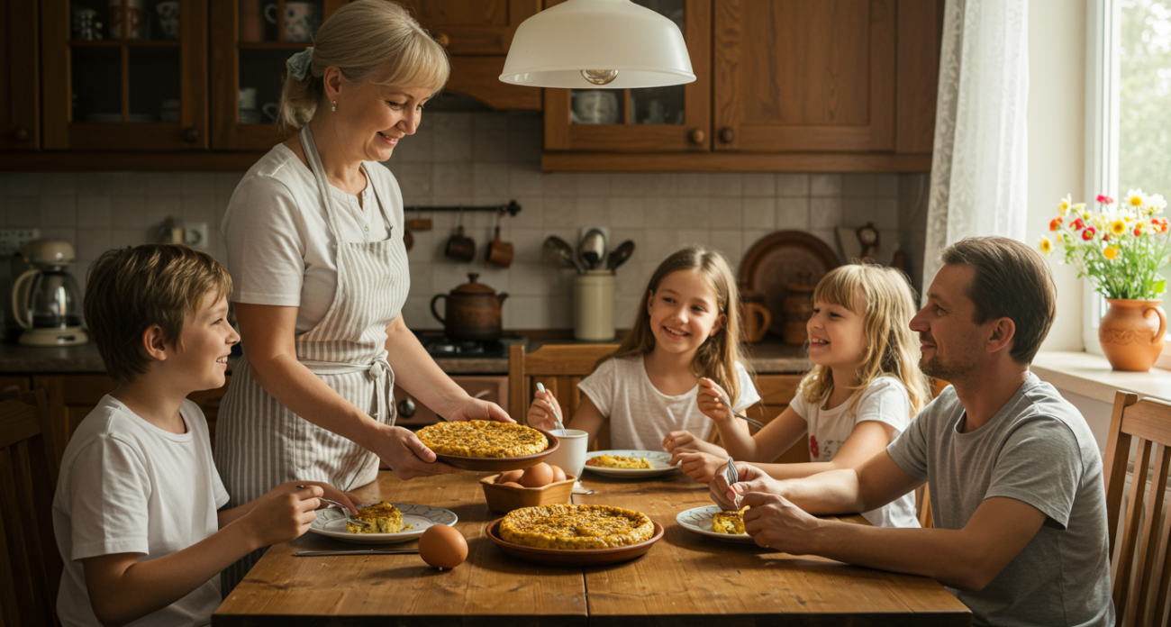 Всего 1 стакан овсянки и 2 яйца — питательный завтрак готов: семья съела за минуты