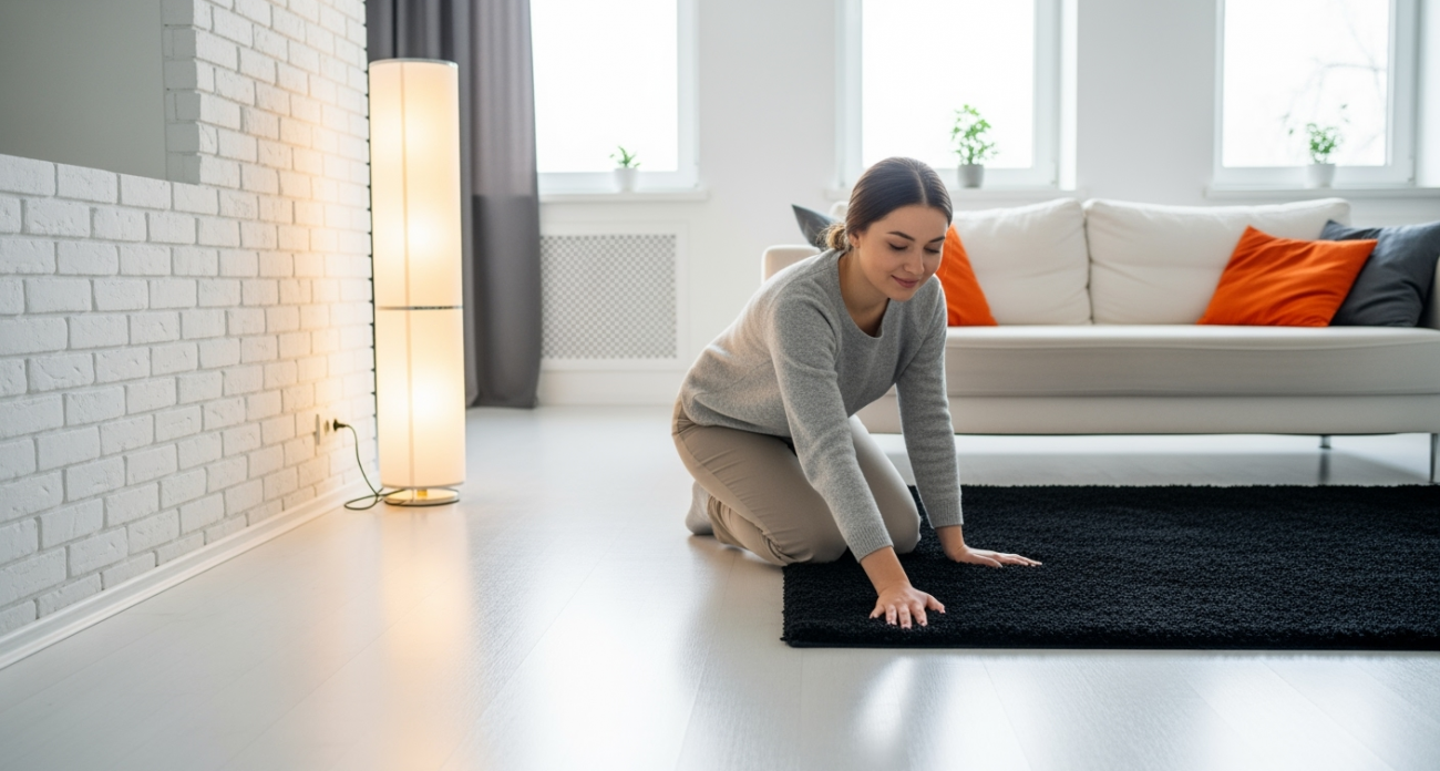 Ковер становится настолько чистым, что жалко наступать: убираю всю грязь за несколько минут — поможет всего одна деталь