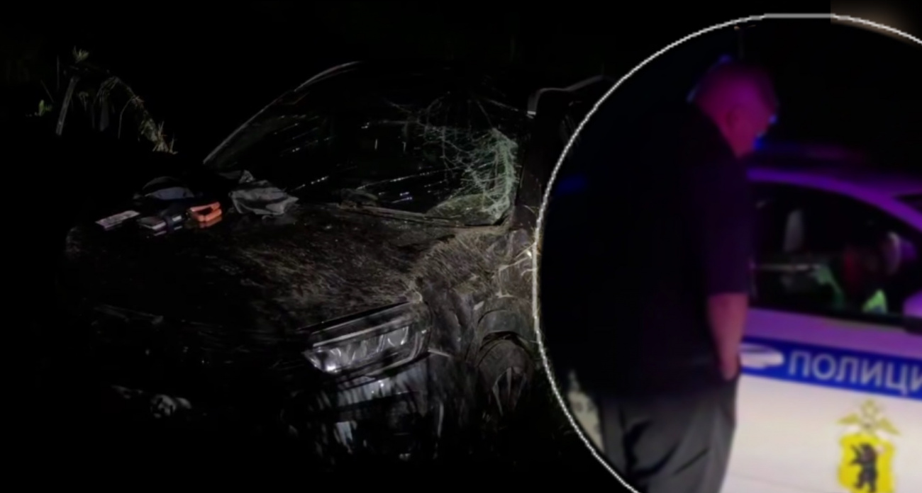 В опрокинувшемся автомобиле под Ярославлем погиб мужчина